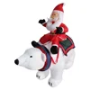 Santa Riding on Polar Bear