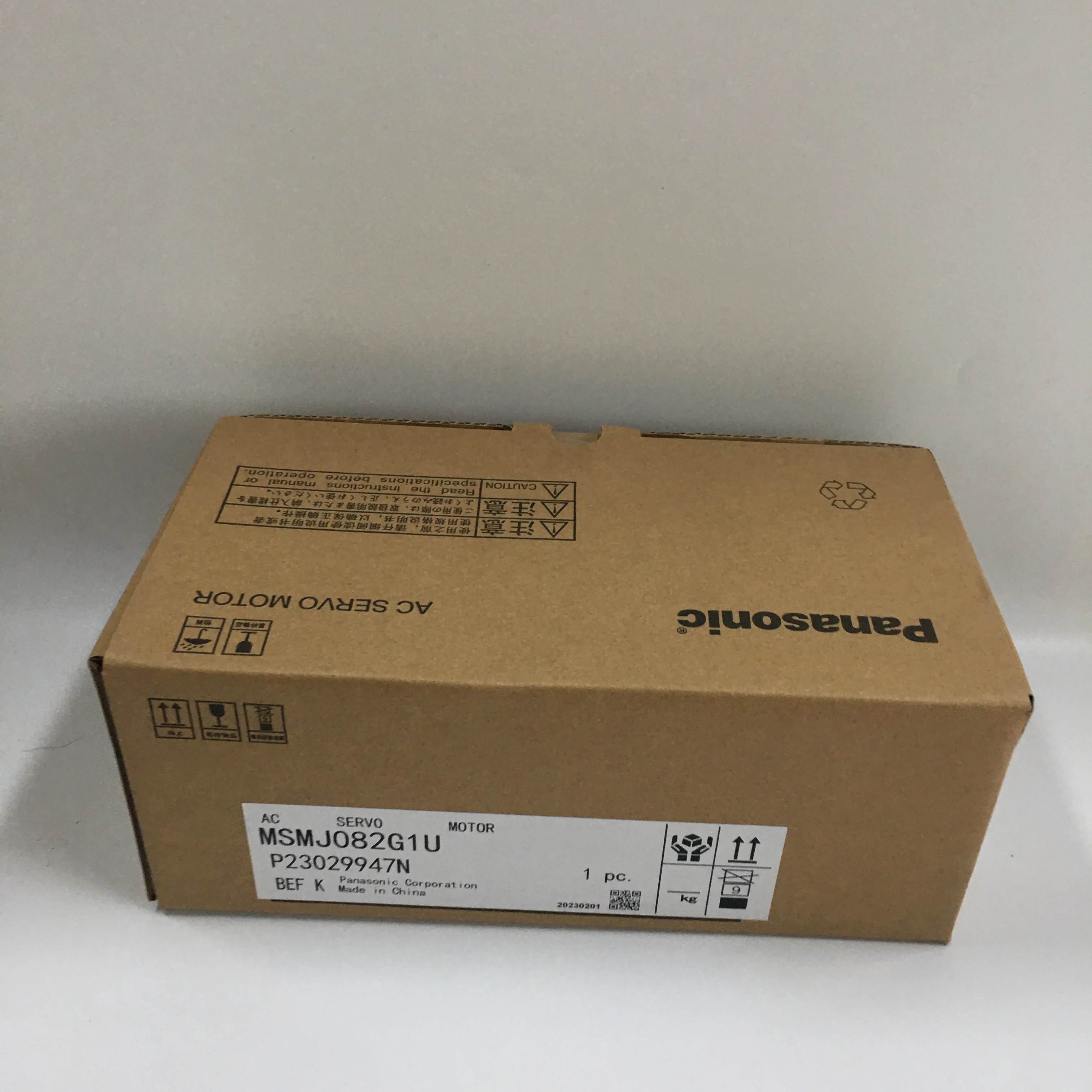 PANASONIC AC Servo Motor MSMJ082G1U PANASONIC AC Servo Motor MSMJ082G1U