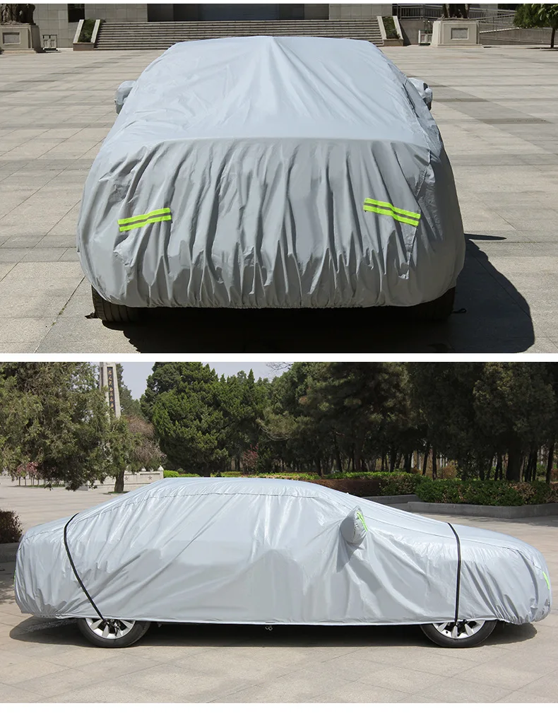 A Car Cover Heavy Duty Uv Protection Windproof Waterproof