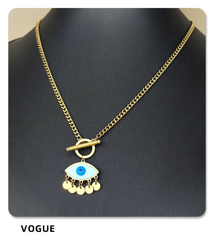 High Quality Gold Plated Stainless Steel Ot Clasp Tassel Spiritual