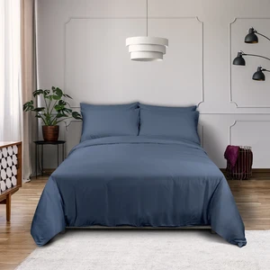 Top Selling Bamboo Sheet Sets Soft Hand Feeling Bamboo Duvet Cover Set Cooling Bed Sheet Luxury Bedding Set