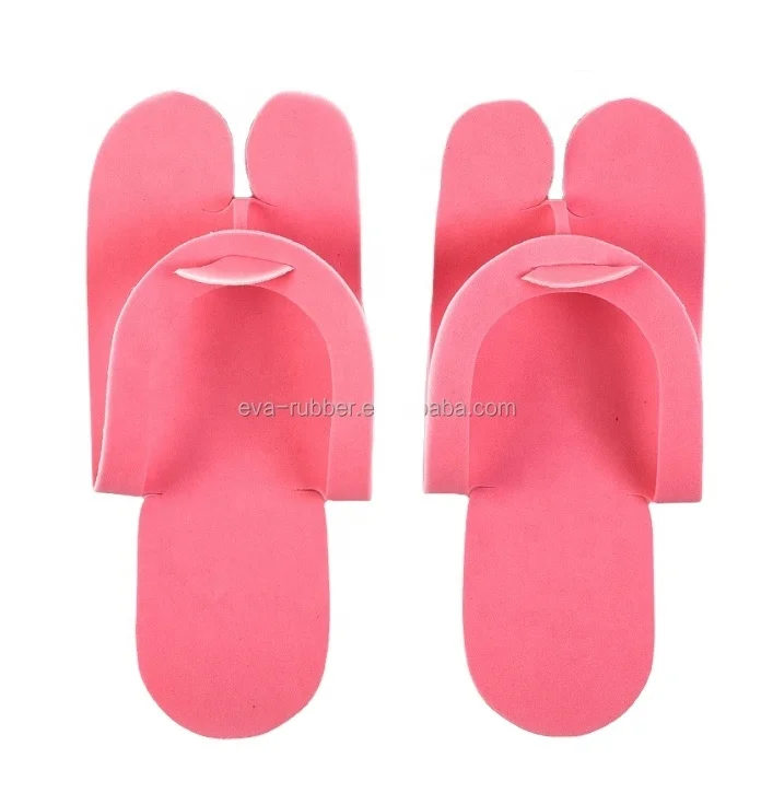 Open Toe Disposable Foam Slippers Hotel Salon Foam Pedicure Flip Flops Spa Pedicure Sandals 1810