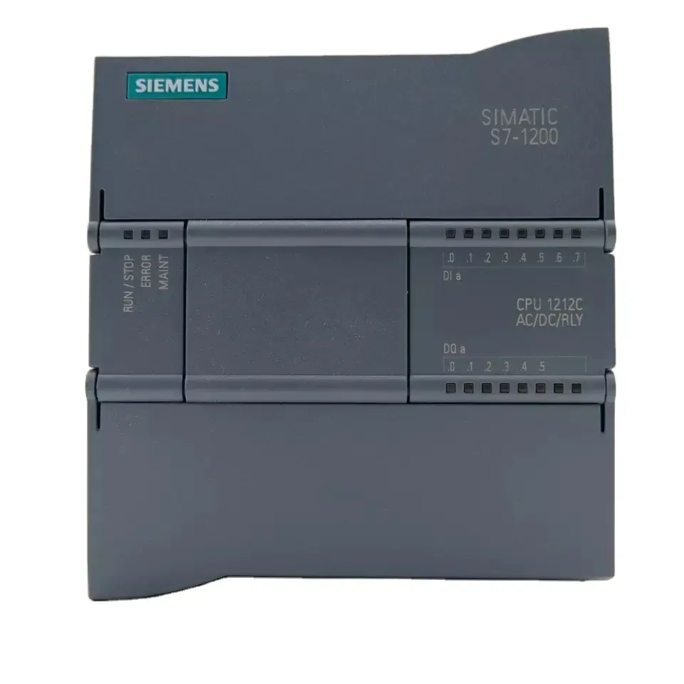 Siemens Simatic S-7-1200 1212c Dc/dc/rly 1200 1212 Cpu Plc Controller ...