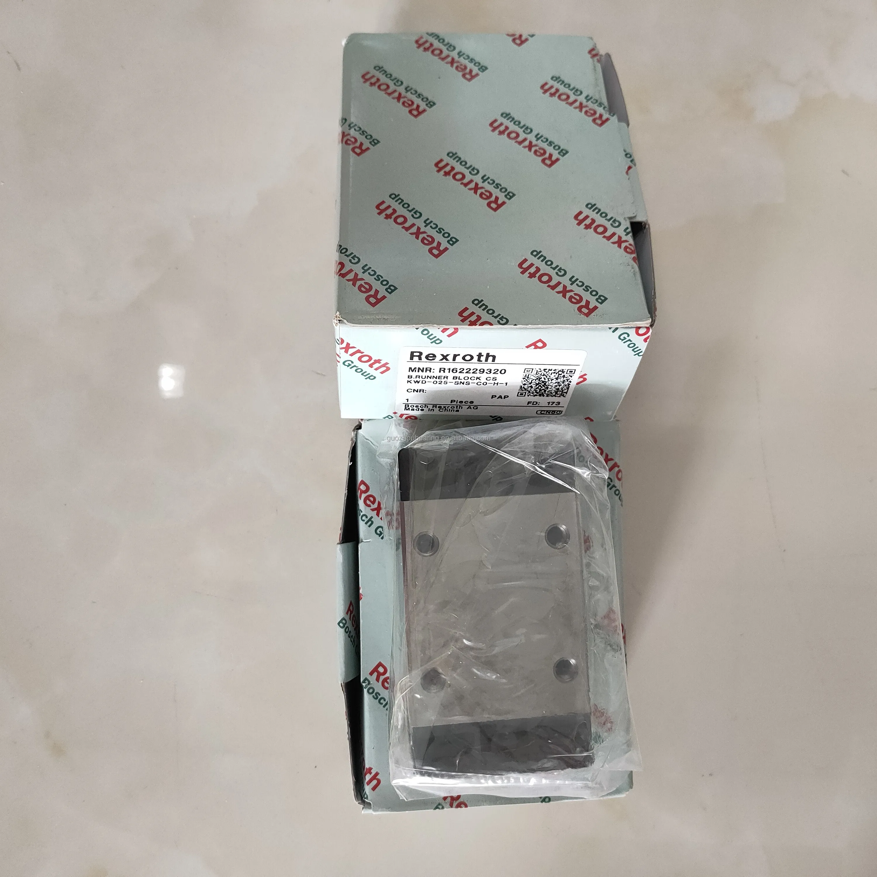 Rexroth R162229420ランナーブロックボールベアリング /PL3 RexrothリニアガイドブロックR162229420 1622-294-20リニアベアリングオリジナル