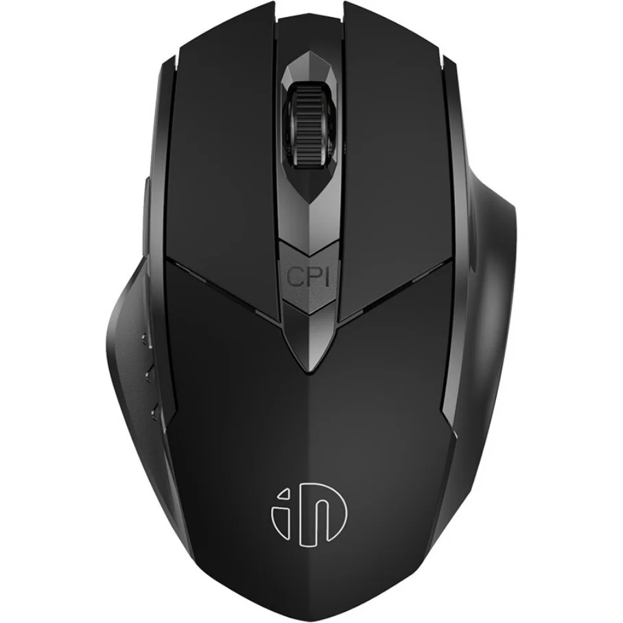 Inphic PM6 BT Three-mode Ergonomic 6-Button Optical Sensor Rechargeable Silent Wireless Mouse for Office Games Mobile Phone