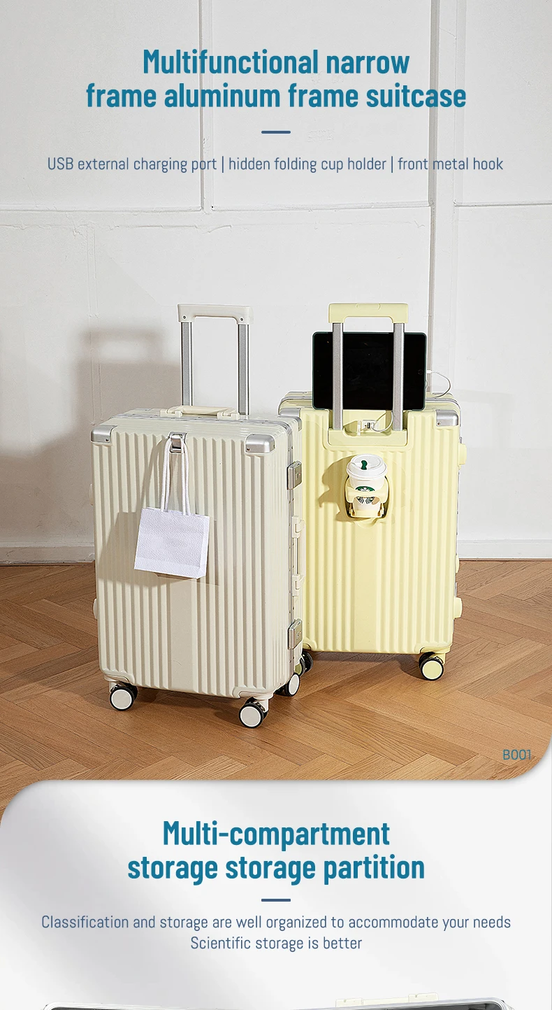 2024 New Design Zipper Luggage Set With Usb Abs Pc Material Usb Luggage 2024-new-design-zipper-luggage-set-with-usb-abs-pc-material-usb-luggage