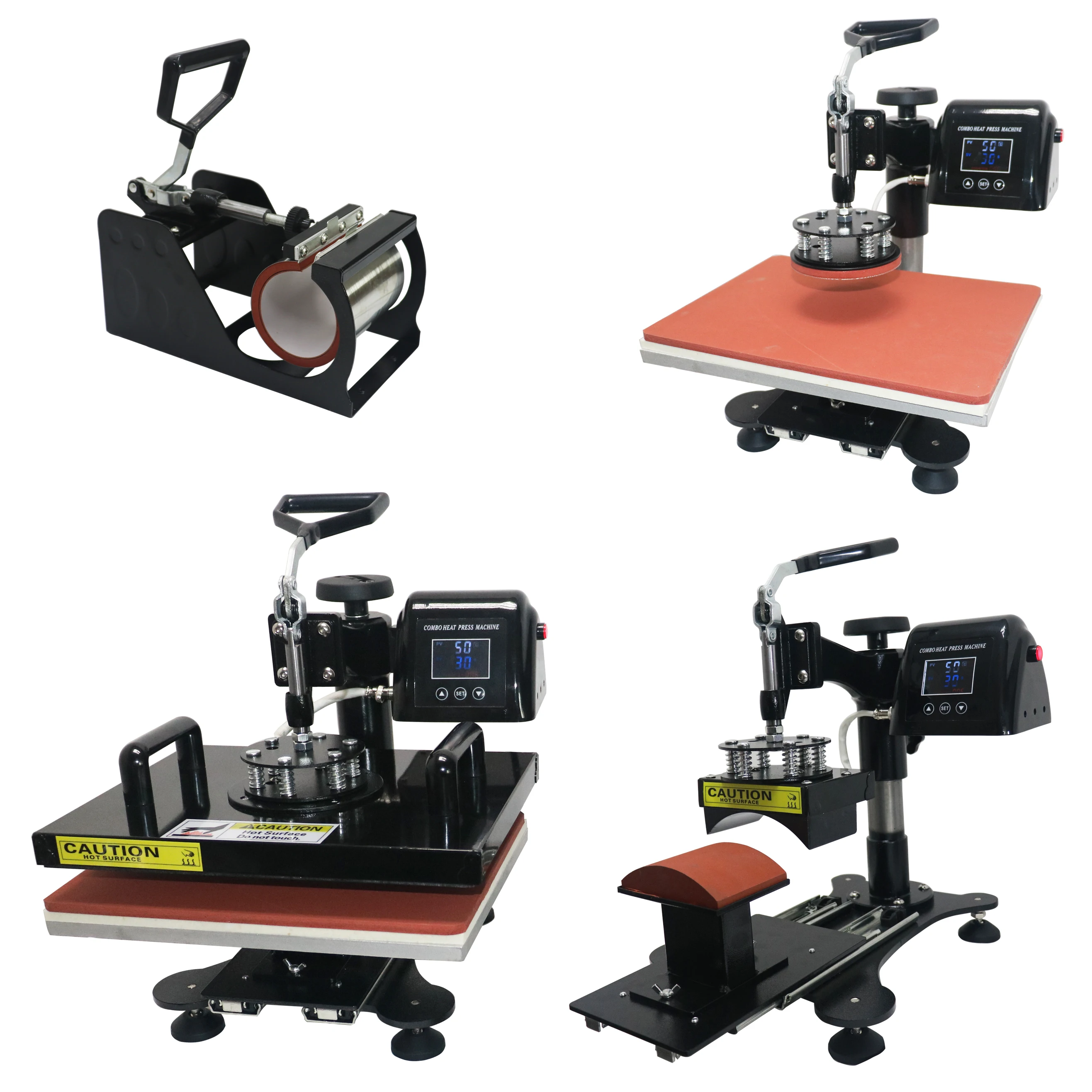 Distributor Price 8 in 1 Heat Press Machines Mug Sublimation Machine t Shirt Printing Machine
