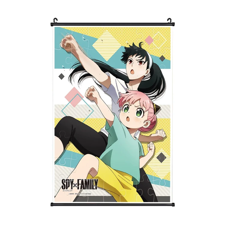 Anime Cute Girl HD Art Print Poster Anya Forger Wall Scroll Home Decor  60*90CM