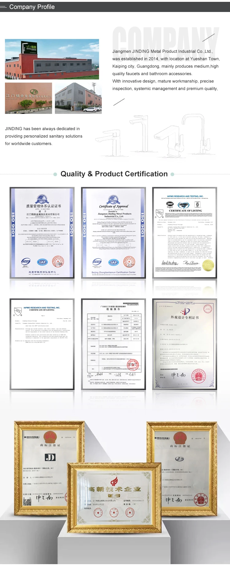 Juego de ducha termostática para baño de 3 funciones