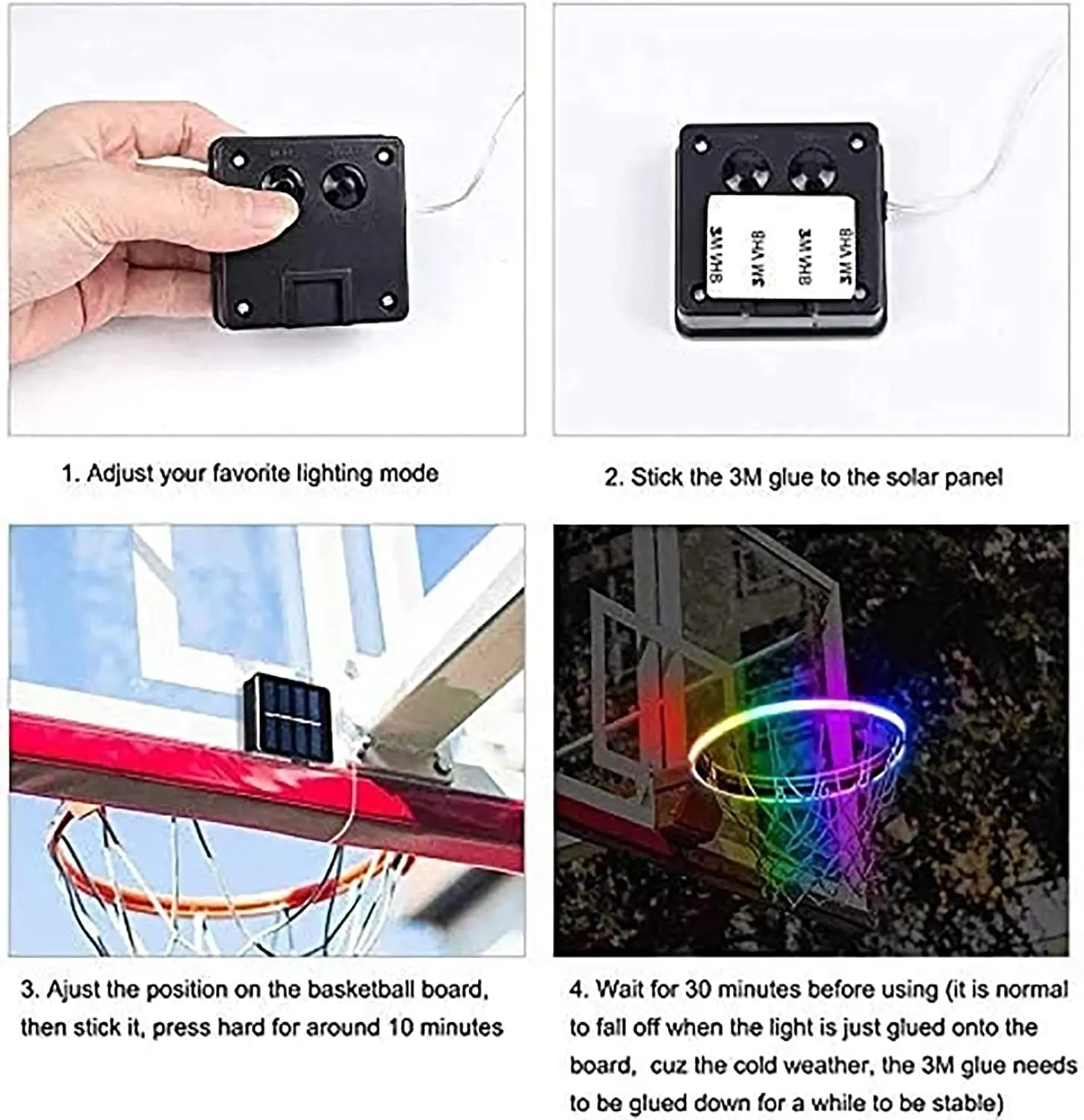 Wholesale Basketball Court Solar Light Playing At Night Lit Led Strip