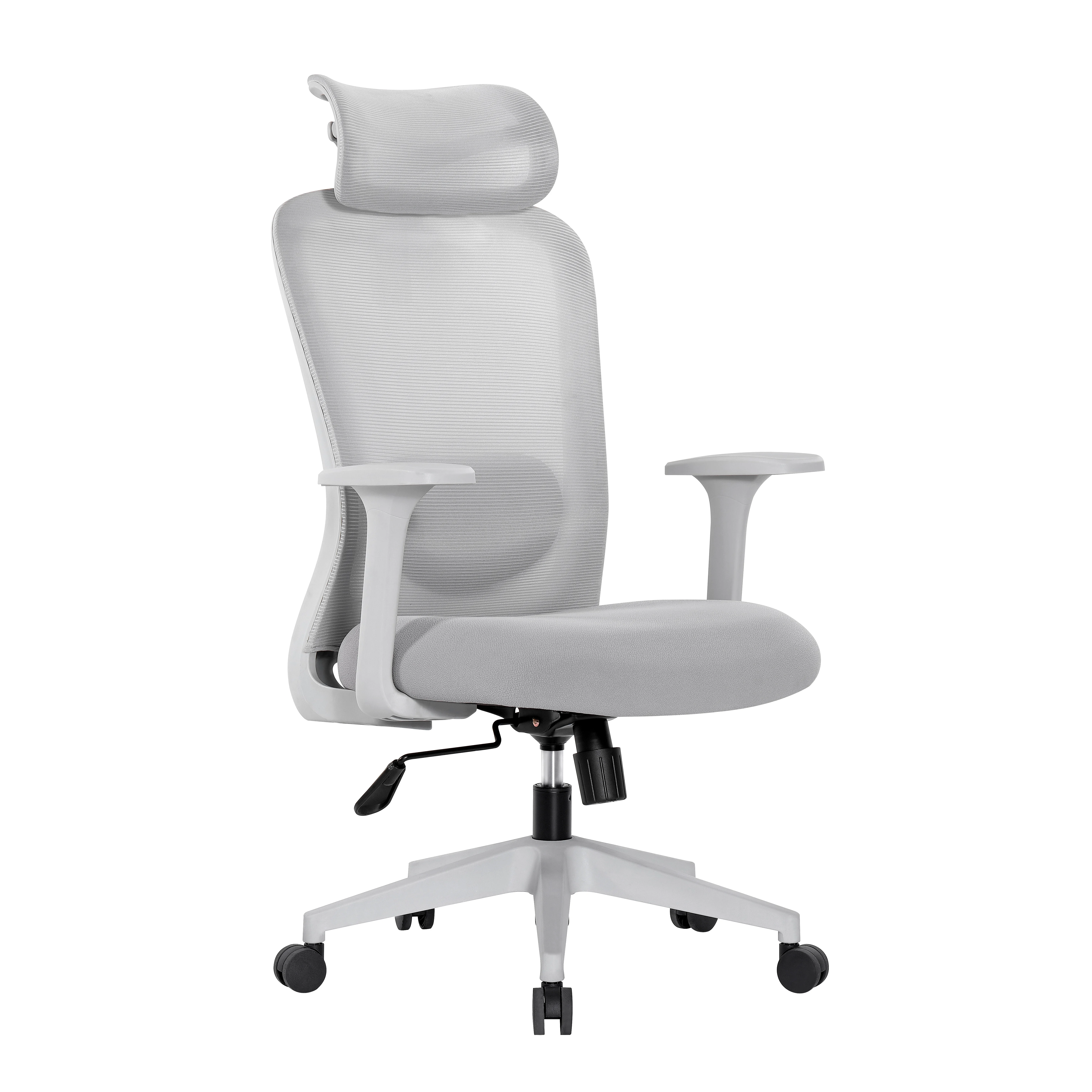 Silla de oficina ergonómica reclinable moderna y contemporánea de alta gama con ajuste giratorio para uso ejecutivo infantil en Foshan
