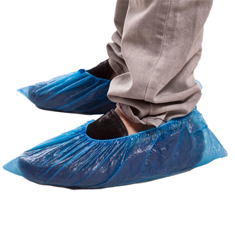 Одноразовая двойная эластичная крышка для ног ручной работы PE/CPE/PP