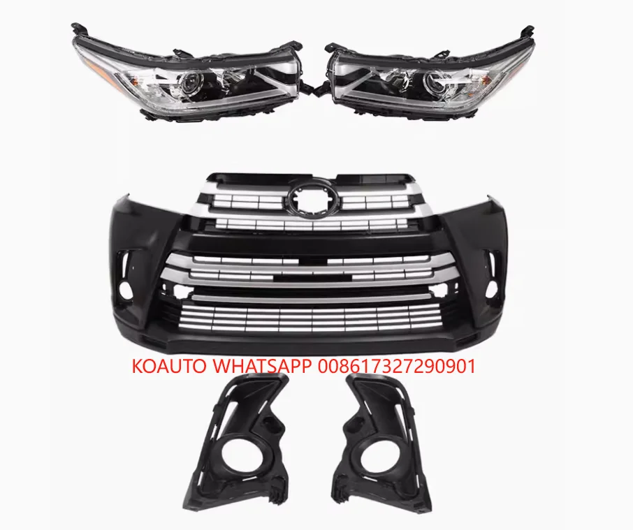 thumbnail image 2 of Fog Light Kit With Bezels, Wiring & Switch For Toyota Highlander 2017-2019 – Halogen, H11 Bulbs 2 of 6