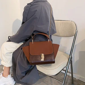 Minissimi Hot Sale Pu Cover Closure Bag Haqibat Yad Stone Vintage Casual Solid Color Elegant Classic Style Handbags