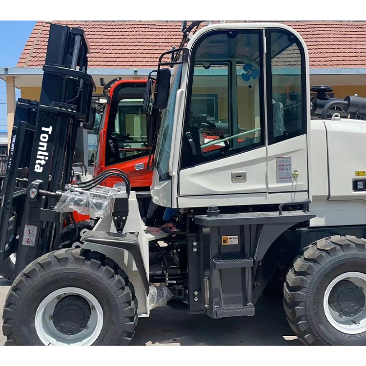 4 Wheel Drive Off Road Forklift Multipurpose 3.5ton 4ton 5ton 4wd Off 