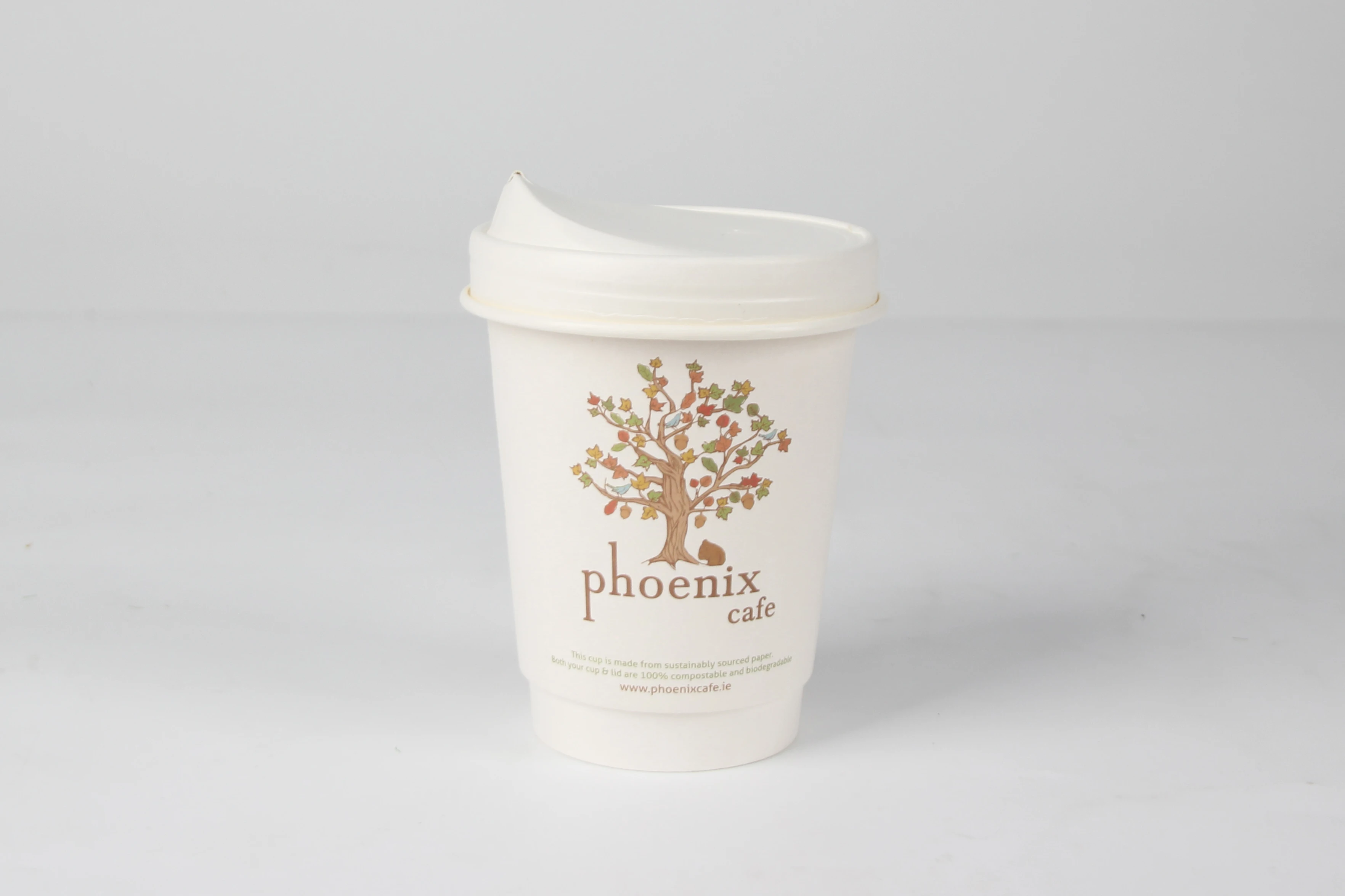 Eco-Friendly Wholesale Biodegradable Single Wall Disposable Paper Cup Waterproof for Hot Drinks Single Shape details