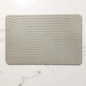Modern Non-Slip Home Hotel Carpet Floor Mat Soft Diatomite Area Rugs for Bathroom and Kitchen Diatomaceous Earth Style