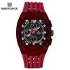1 Red Case Black Dial