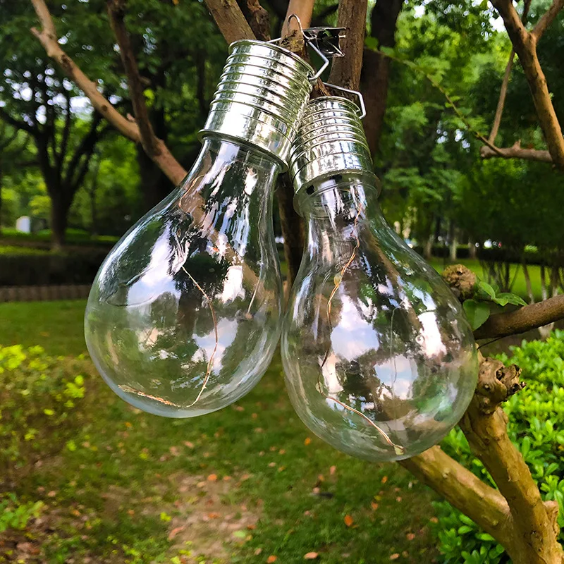 Solar Light Bulbs Outdoor Waterproof Garden Hanging LED Light Lamp Bulb Globe Lights for Home Yard Party Holiday Decorations supplier