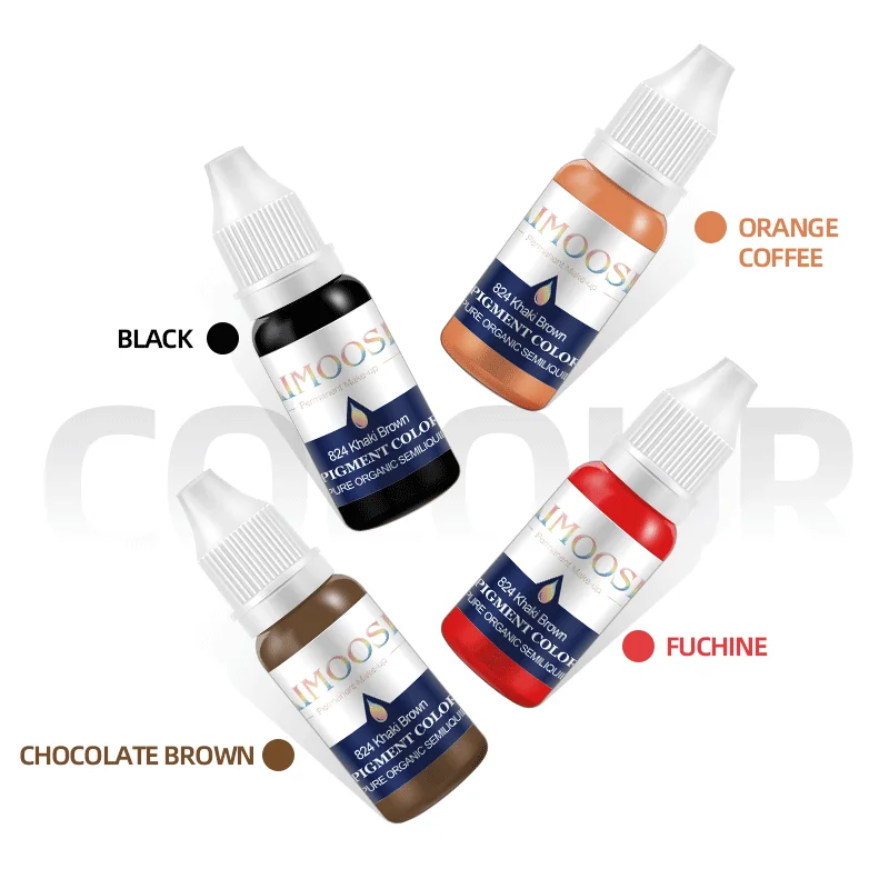 Частная марка Перманентный макияж Lnk микроблейдинг татуировка пигмент для бровей подводка глаз несколько цветов