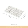 White 8-inch Rect 14-Well Palette