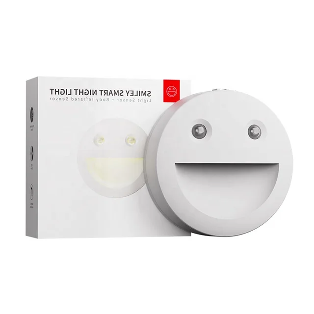 New Design Ultra-thin Smile LEDs PIR Motion Sensor Under Cabinet 3 Colors Model Light LED Wardrobe Closet night Lights