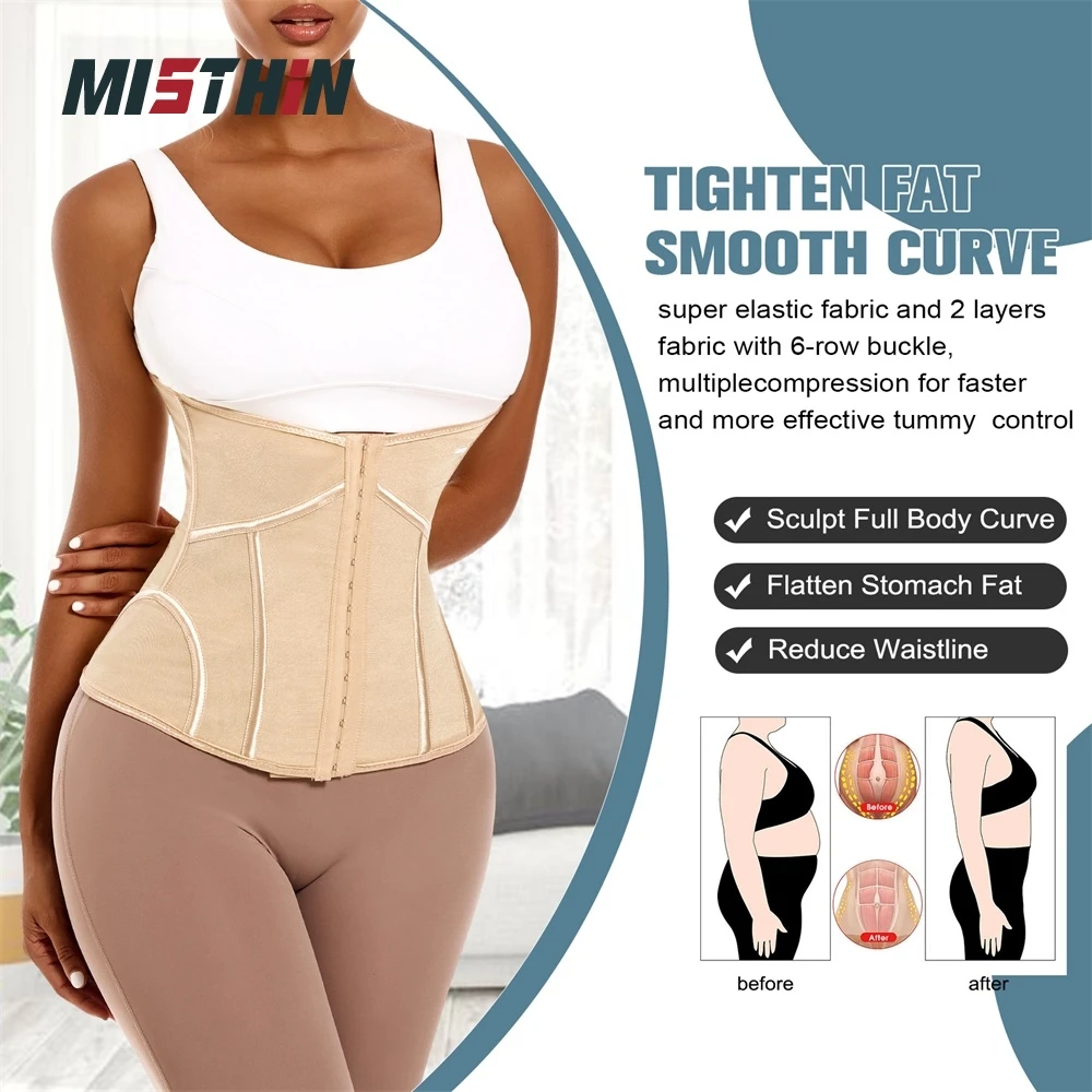 Custom Wrap Coset Waist Shaper Trainer Belt Women Body Waist Cinchers Lady Firm Tummy Control Shapewear for Women