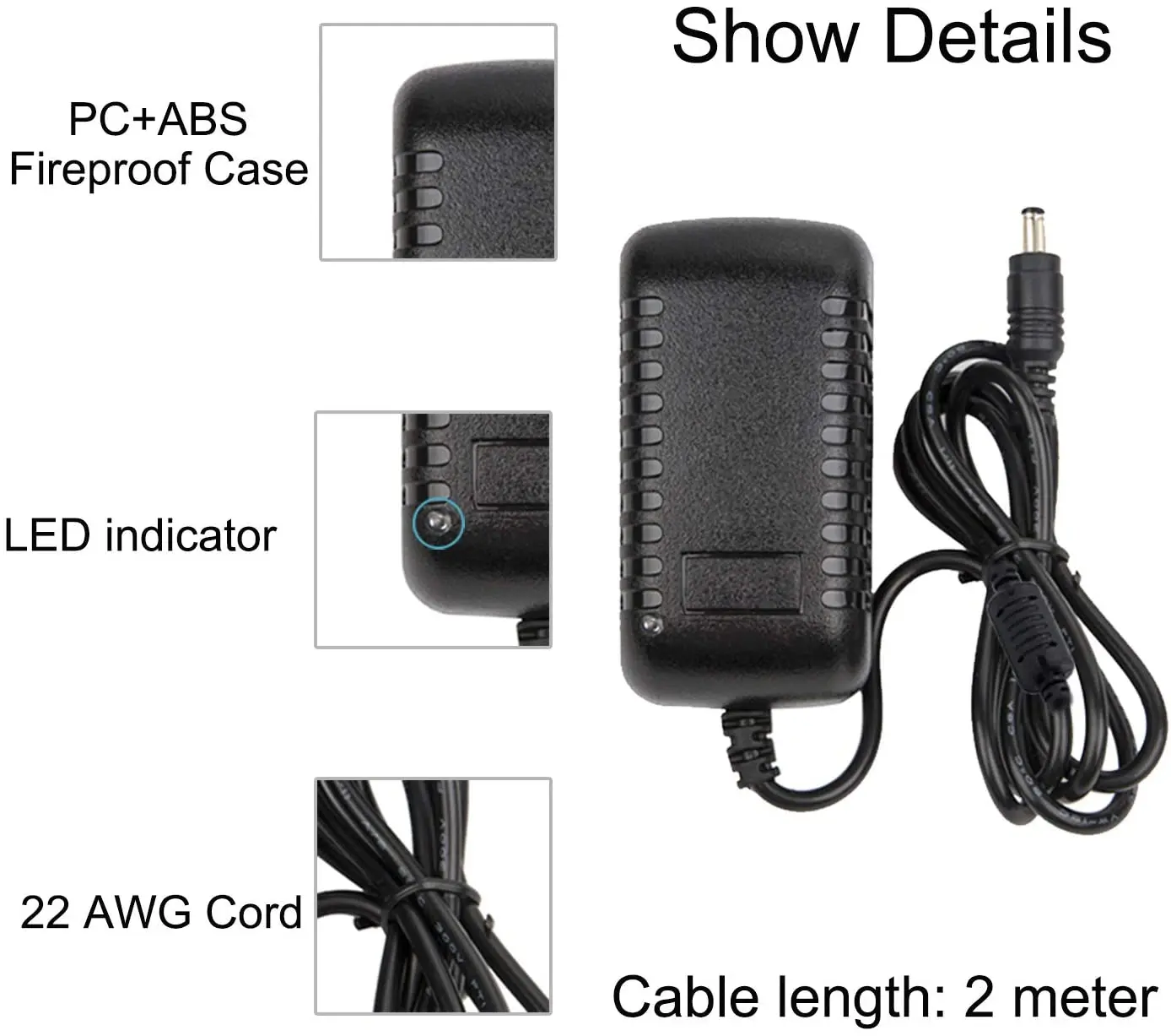 Dc Power supply for DC12V Security CCTV Camera 9