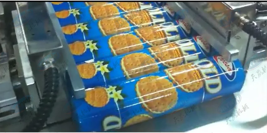 Skywin Automatic Feeding Biscuit X Fold Packing Machine
