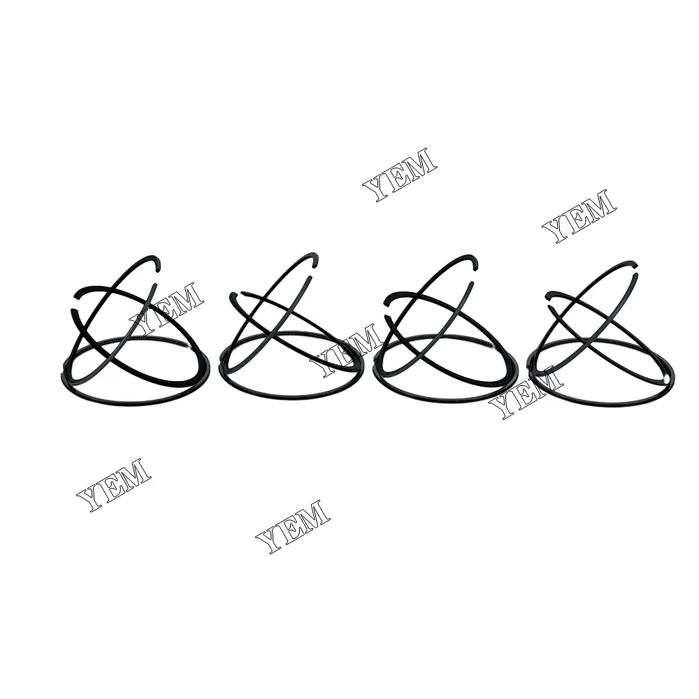 4 Set Piston Ring 0.5mm for Kubota V1505 Engine Parts (Fit One Engine) 2