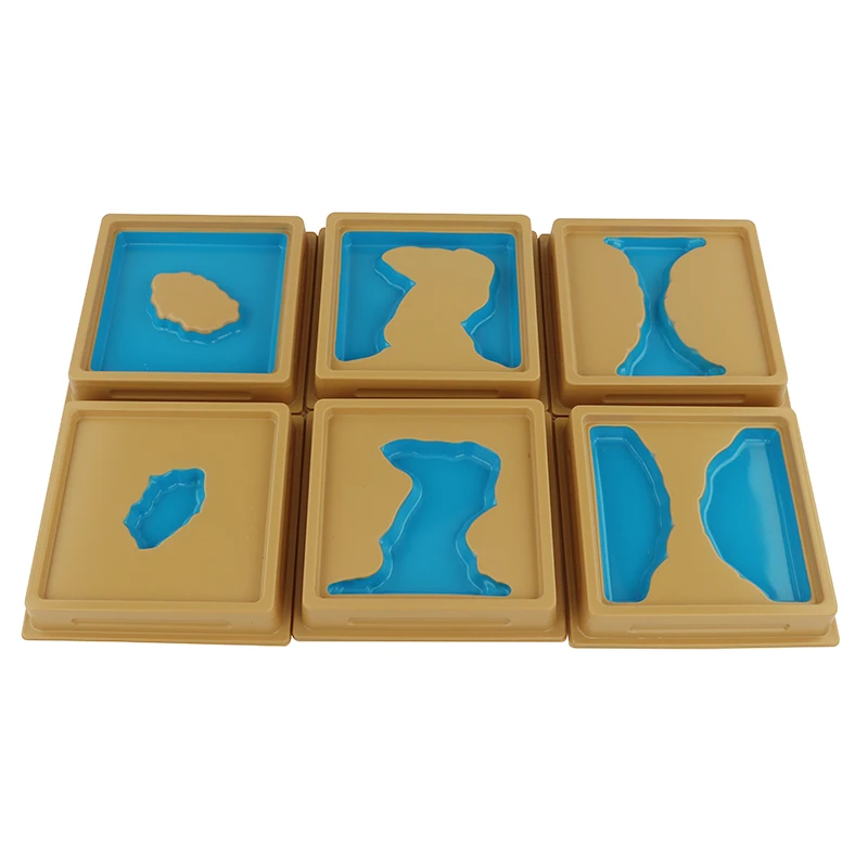 Montessori Materials: Land and Water Form Trays