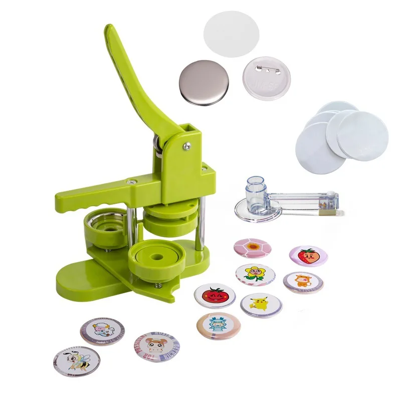 Home School DIY PVC Badge Making Machine Kit New Condition Manual Industrial Equipment for Button Badges