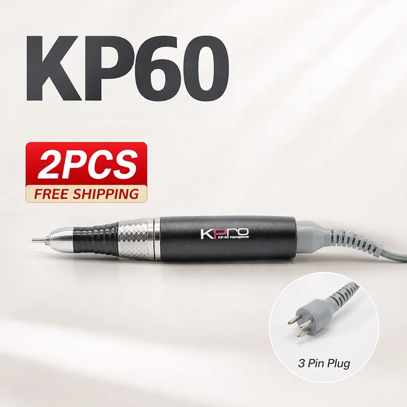 KUPA 60 Compatible Handpiece Replacement 30000RPM Professional Electric Nail E-File for UP200 Nail Drill Machine