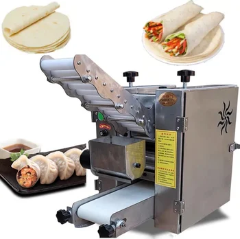 110v/220v Stainless Steel Automatic Wonton Dumpling Skin Machine/roti Chapati Wrapper Maker