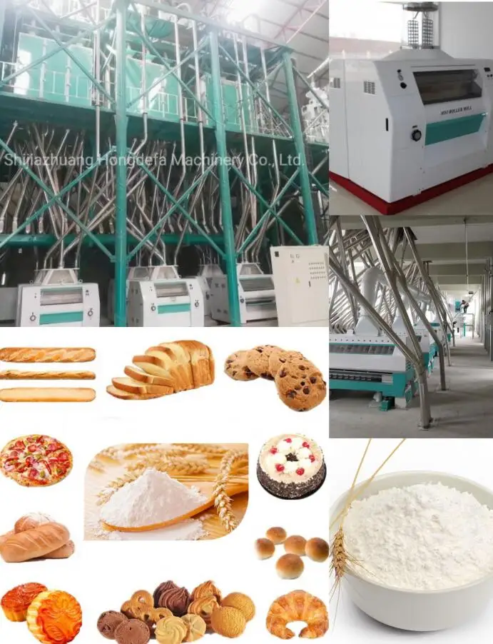 grain processing machine automatic flour mill wheat flour milling machine