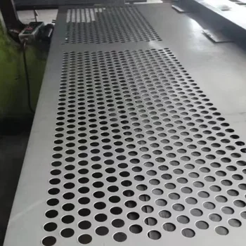 1.2 mm hole diameter stainless steel 304 sheet punched stainless steel perforated sheet