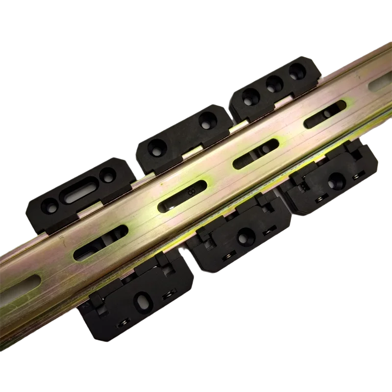 Aluminum Alloy Base Distribution Box Rail Buckle Mounting Bracket