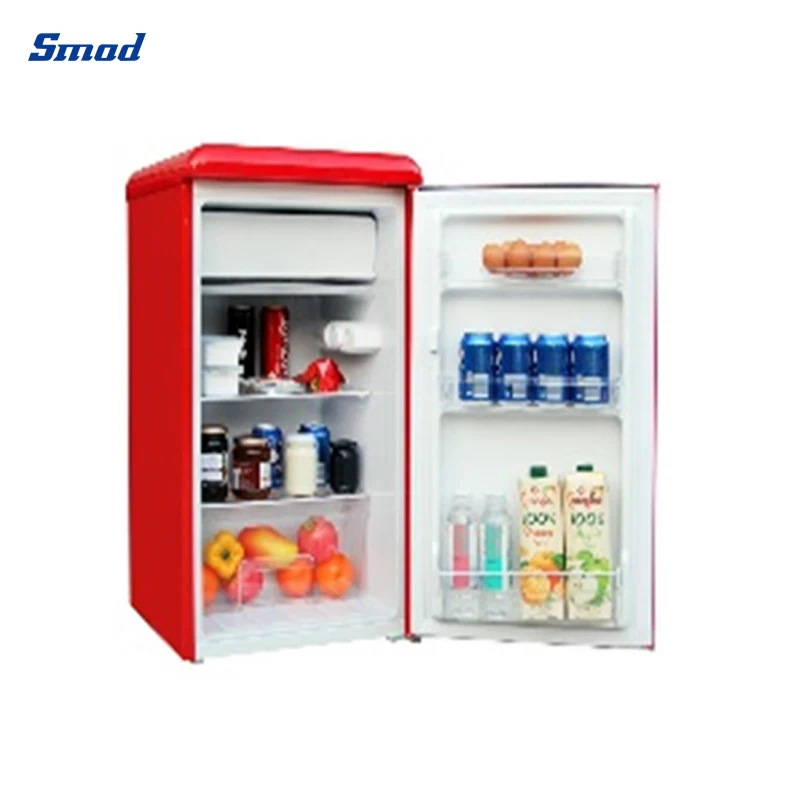 Холодильник в стиле ретро однодверный вертикальный ретро-холодильник с морозильной камерой