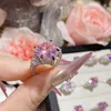 Anello 0230 - diamante rosa - aperto