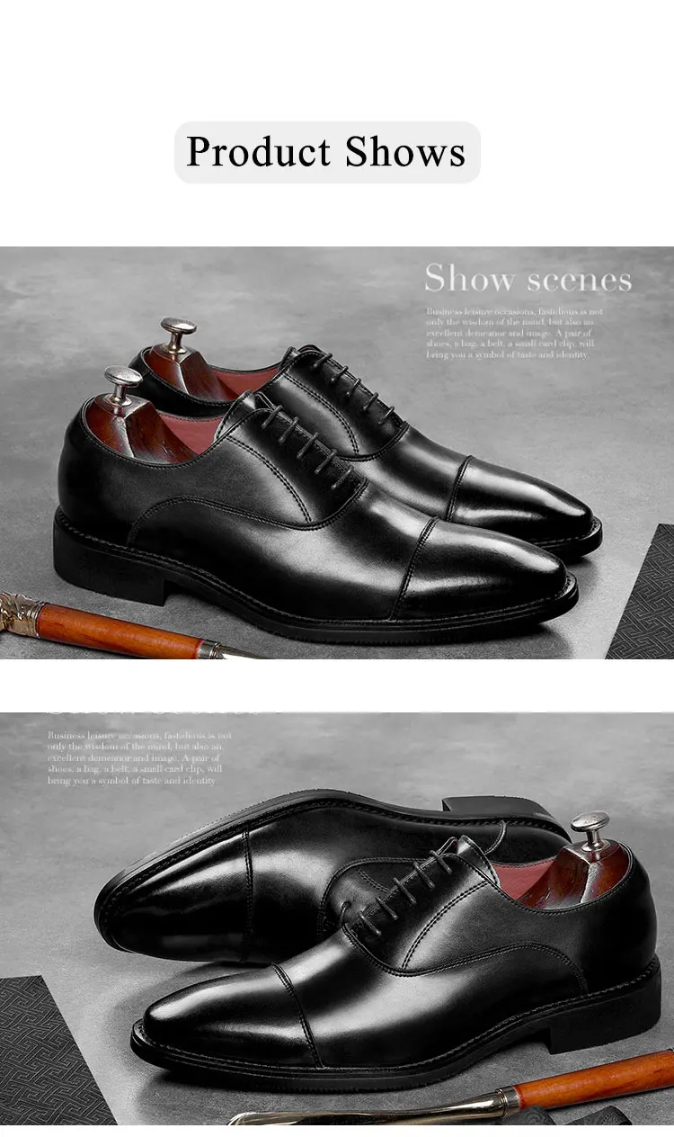 Luxury Leather Shoes - Back View