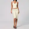 Creamy Dots Capri Set