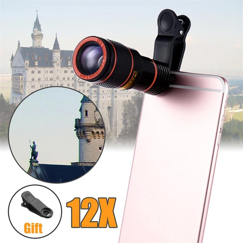 ZEZEFUFU Obiettivo Periscopio 90° Per Smartphone - Accessorio Universale Con Clip Per Foto Creative