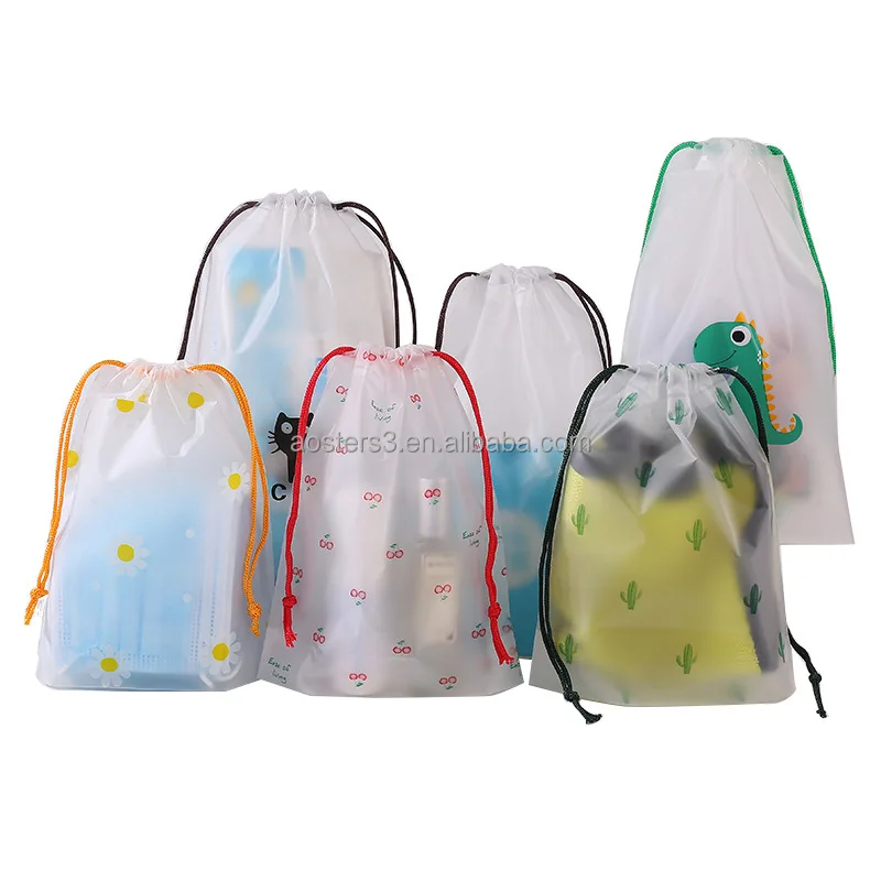 Plastic Carry Baggarbage Bag Drawstring Pvc Plastic Branded Drawstring Bag