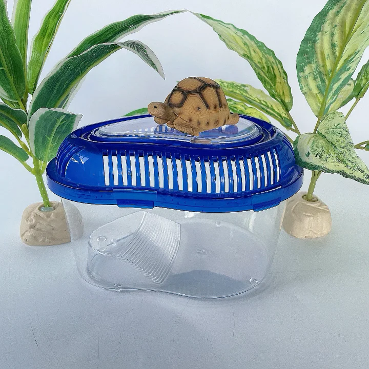 NOMOY PET hot sale portable plastic transparent turtle tank habitat