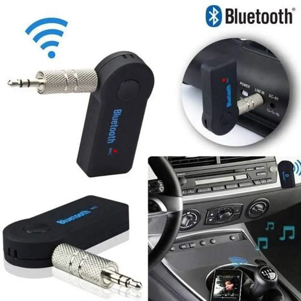 Hot Sale High Quality Blue tooth Car Receiver Aux In Adapter Wireless Car Kit