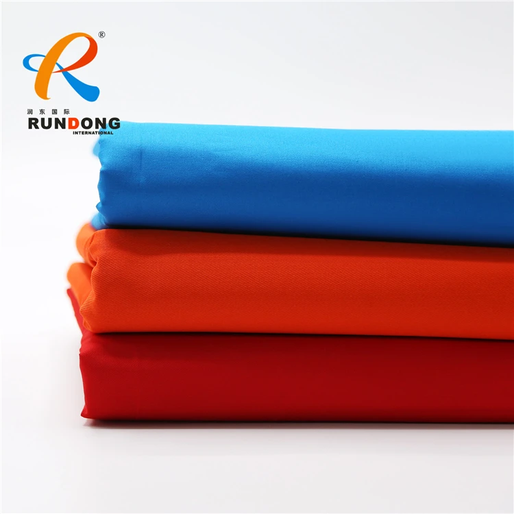 Rundong Китай оптовая продажа Лидер продаж T/C80/20 полиэстер хлопчатобумажная саржевая ткань рабочая одежда