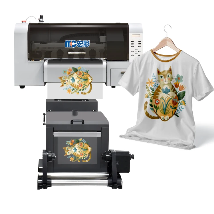 Digital A3 DTF Printer for Logo T Shirt Tshirt Canvas Bags Textil Printing Machine
