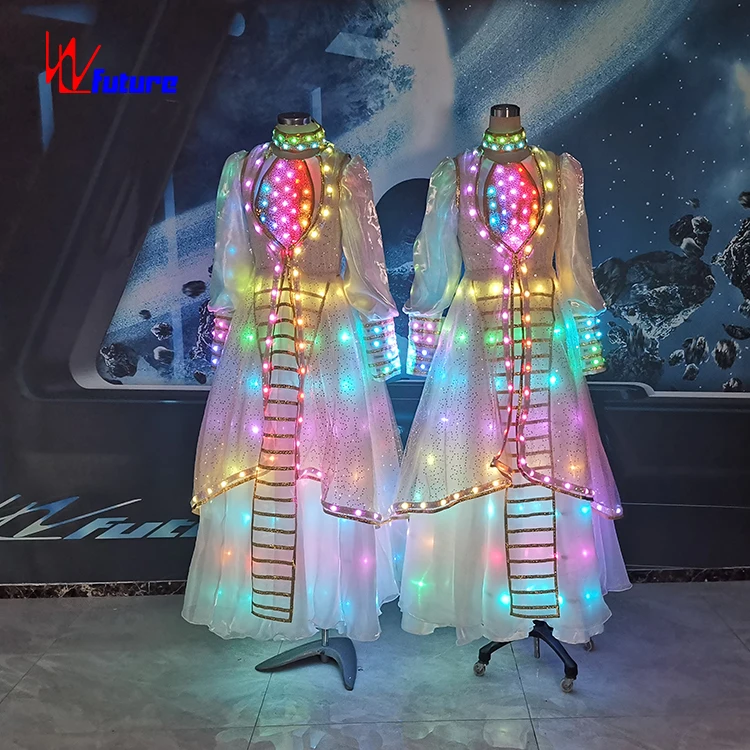 Pakistani Court Dress with LED Lighting Performance Wear