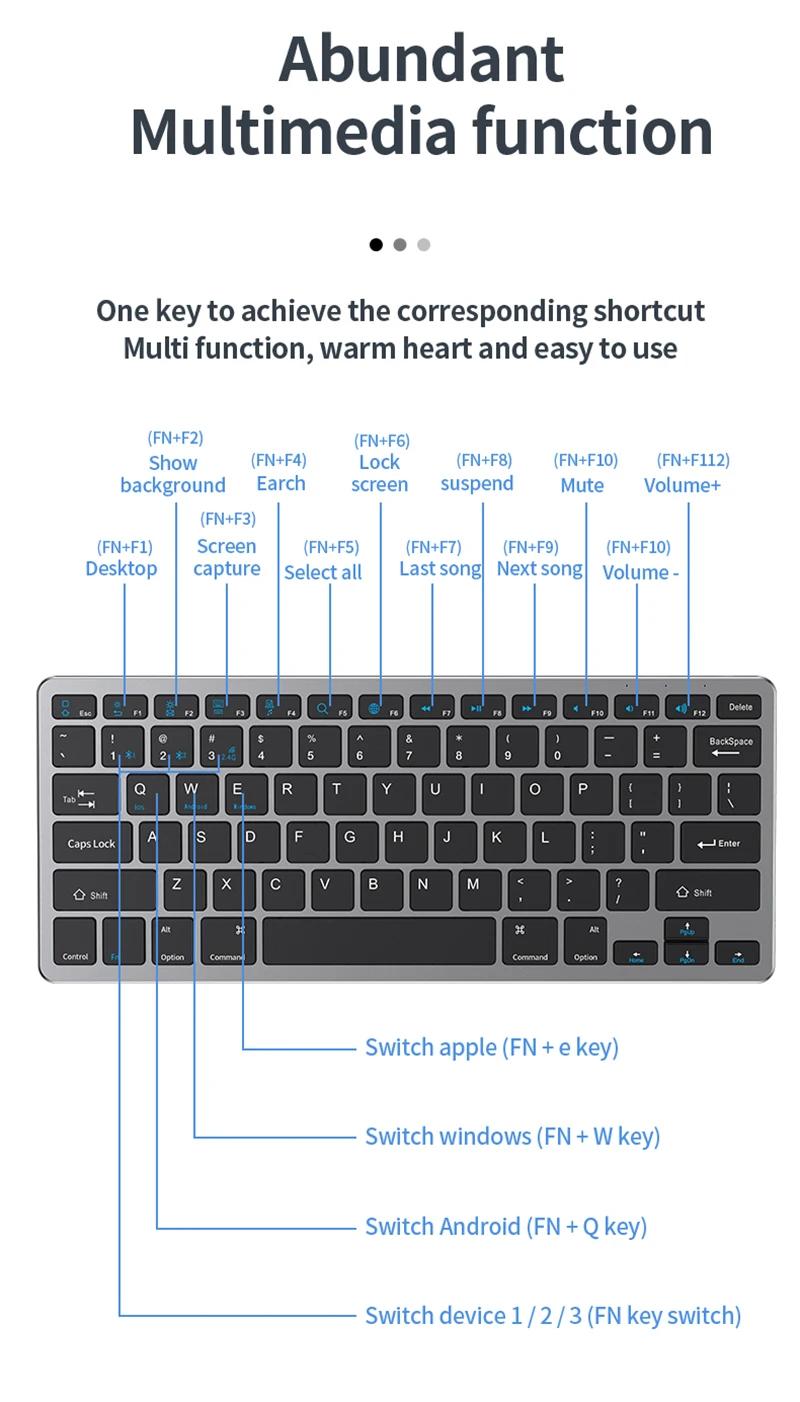 Best Seller Rechargeable 2.4g Wireless Keyboard Portable Mini Wireless ...