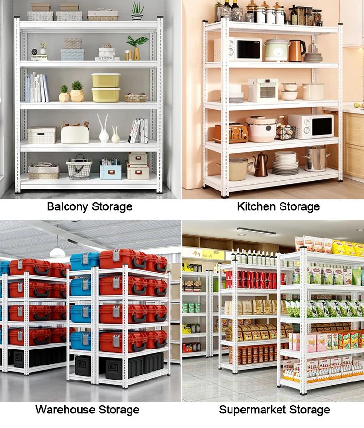 Warehouse Racks Multi Level Racks Metal Angle Steel Shelf and ...